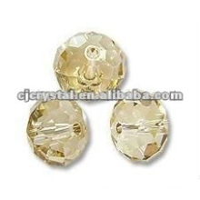 Venta al por mayor cristal de 6mm facetado Rondelle cuentas